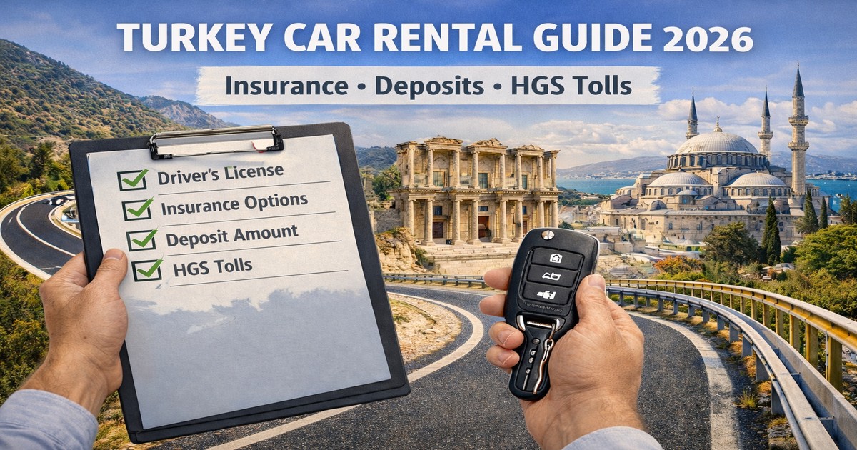 Turkey Car Rental Guide (2026): Insurance, Deposits & HGS Tolls