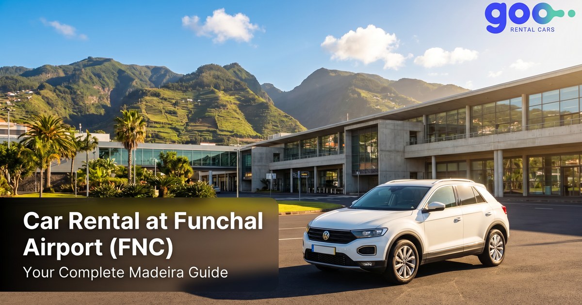 Aluguel de carros no Aeroporto do Funchal (FNC): Seu guia completo para a Madeira