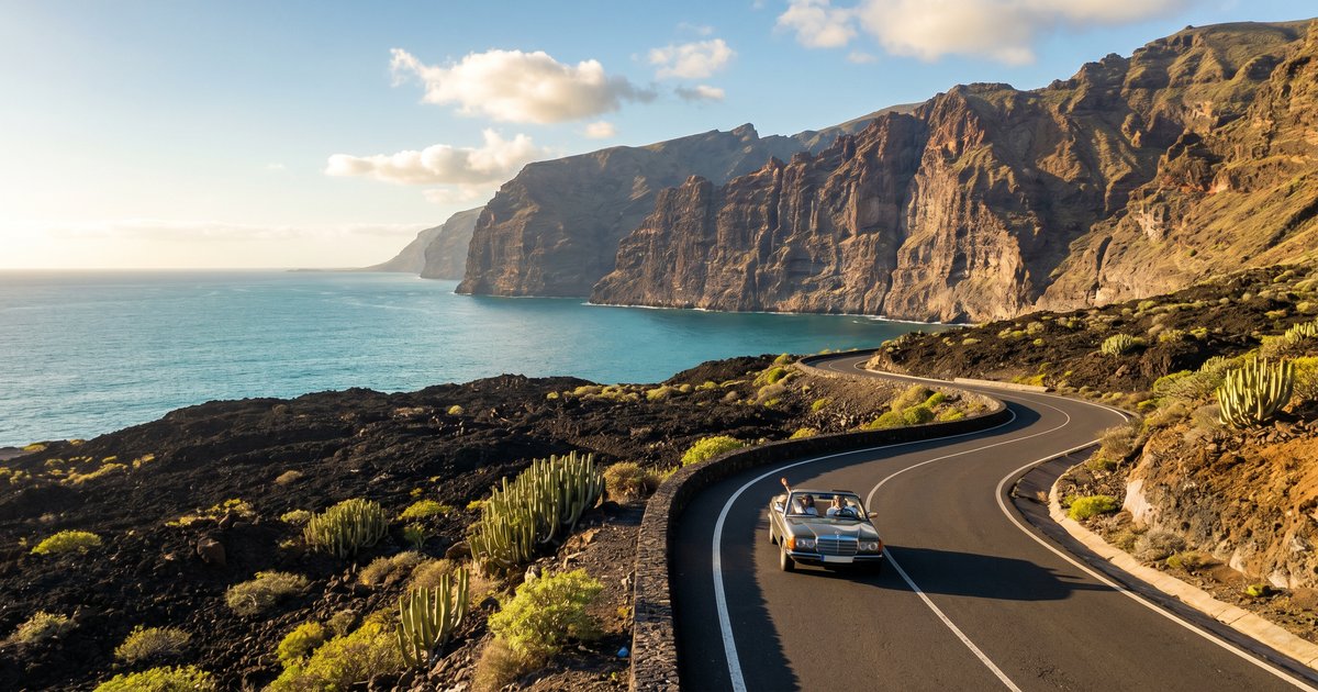 Die besten Autoreisen im Süden Teneriffas: Sonne, Vulkane und versteckte Strände